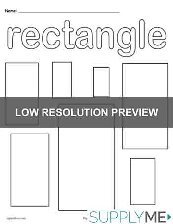 Rectangles Coloring Page