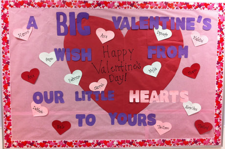 BIG Wishes, Little Hearts - Valentine's Day Bulletin Board