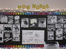 WOW Words Vocabulary & Literacy Bulletin Board Idea