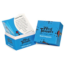 Word Teasers Flash Cards World Geography