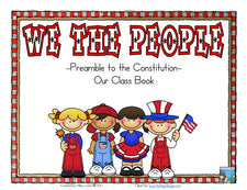 We The People - A Class Book for Constitution Day!
