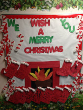 "We Wish You A Merry Christmas!" Holiday Display