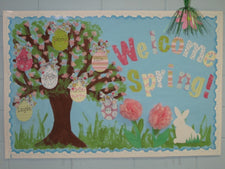 Welcome Spring! - Seasonal Bulletin Board Idea