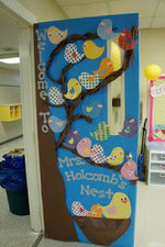 Welcome To The Nest - Back-To-School Door Display