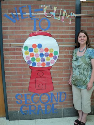 Wel"Gum" Back to School! Gumball Bulletin Board & Classroom Decorating Idea