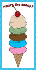 "What's The Scoop?" Ice Cream Themed Wall Display
