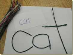 Ushering in Reading Month - Forming Letters