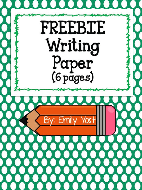 FREE Printable Writing Paper!