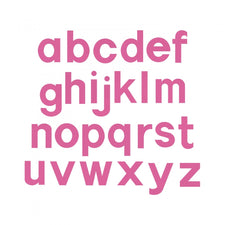 Sizzix® Bigz™ Die Set - Block Alphabet, Lowercase Letters, 3 1/2" 