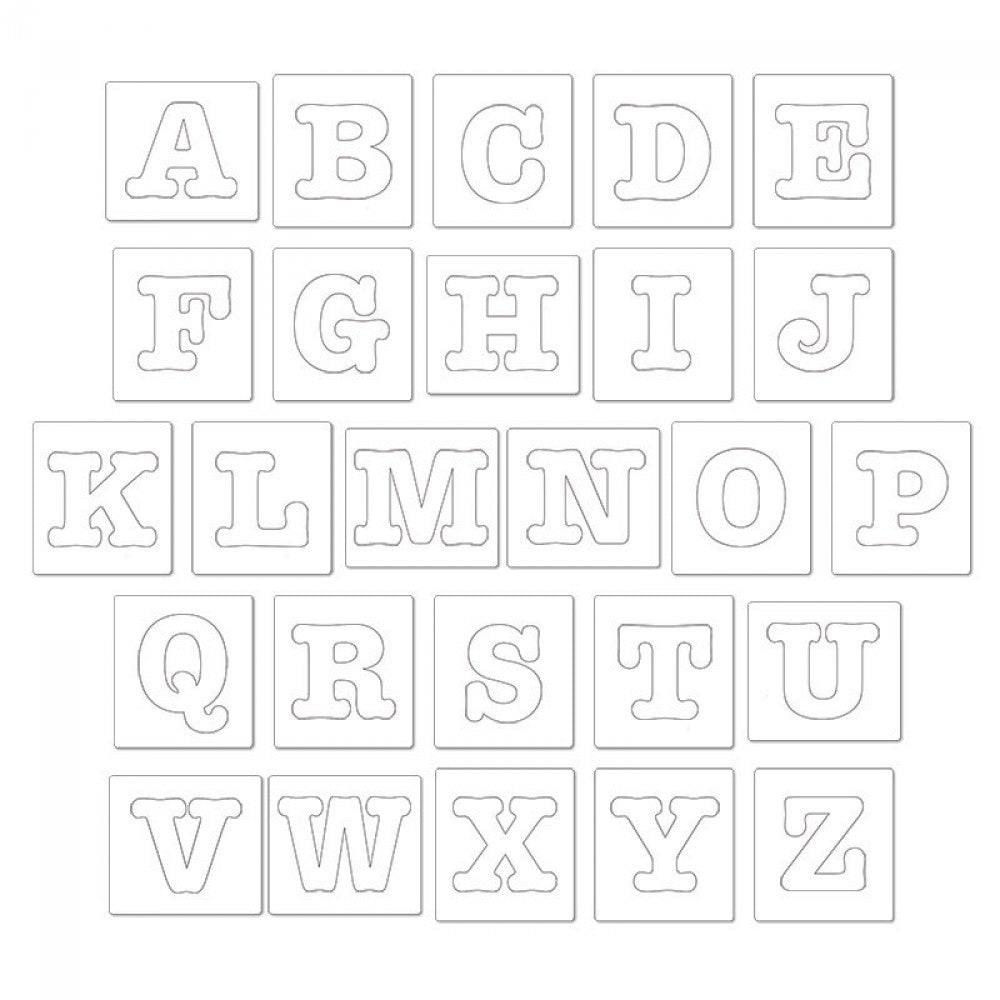 Sizzix® Bigz™ Die Set - AllStar Alphabet, Capital Letters, 3 1/2