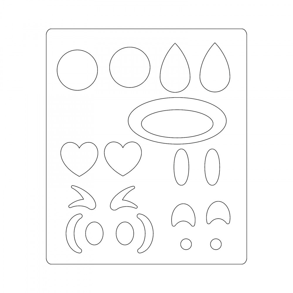 Sizzix® Originals Die Set - Emojis (3 Die Set) (discontinued)