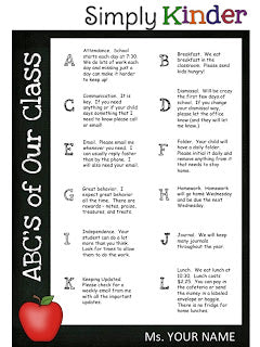 ABC's of Your Class Editable FREEbie – SupplyMe