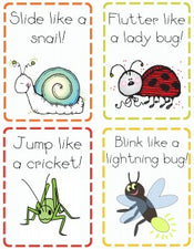 Bug Themed Action Cards