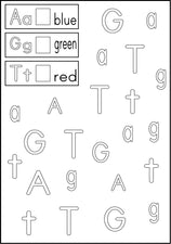 Alphabet Fun - Color the Letters
