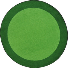 All Around™ Green Classroom Carpet, 5'4" Round