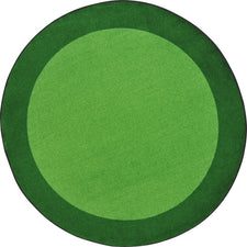 All Around™ Green Classroom Carpet, 7'7" Round