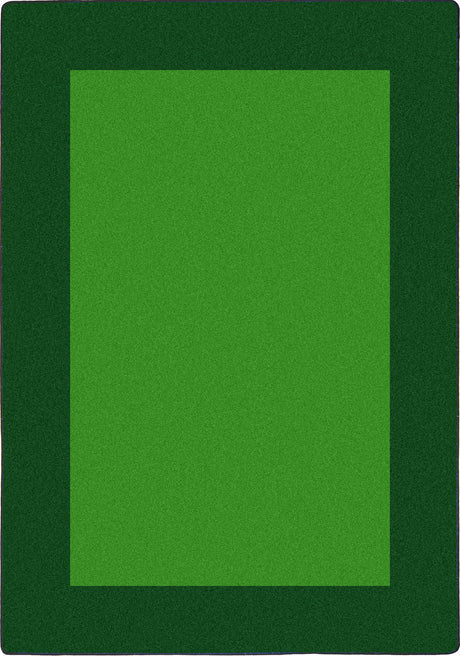 All Around™ Green Classroom Carpet, 7'8" x 10'9" Rectangle