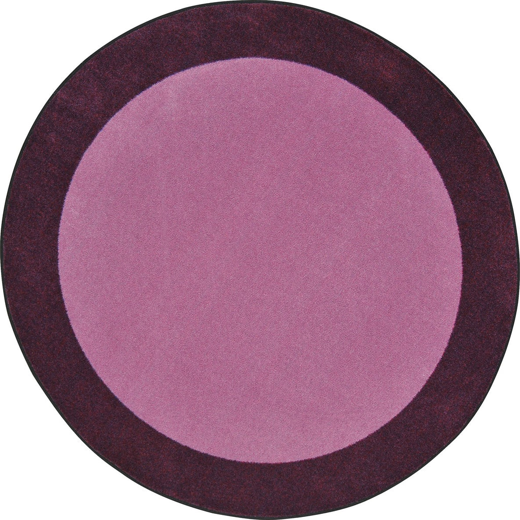 All Around™ Purple Classroom Carpet, 5'4" Round