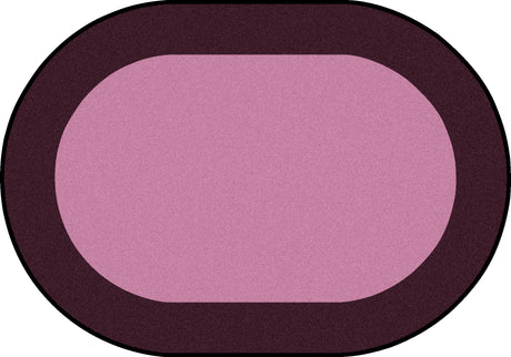 All Around™ Purple Classroom Carpet, 7'8" x 10'9" Oval