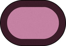 All Around™ Purple Classroom Carpet, 7'8" x 10'9" Oval