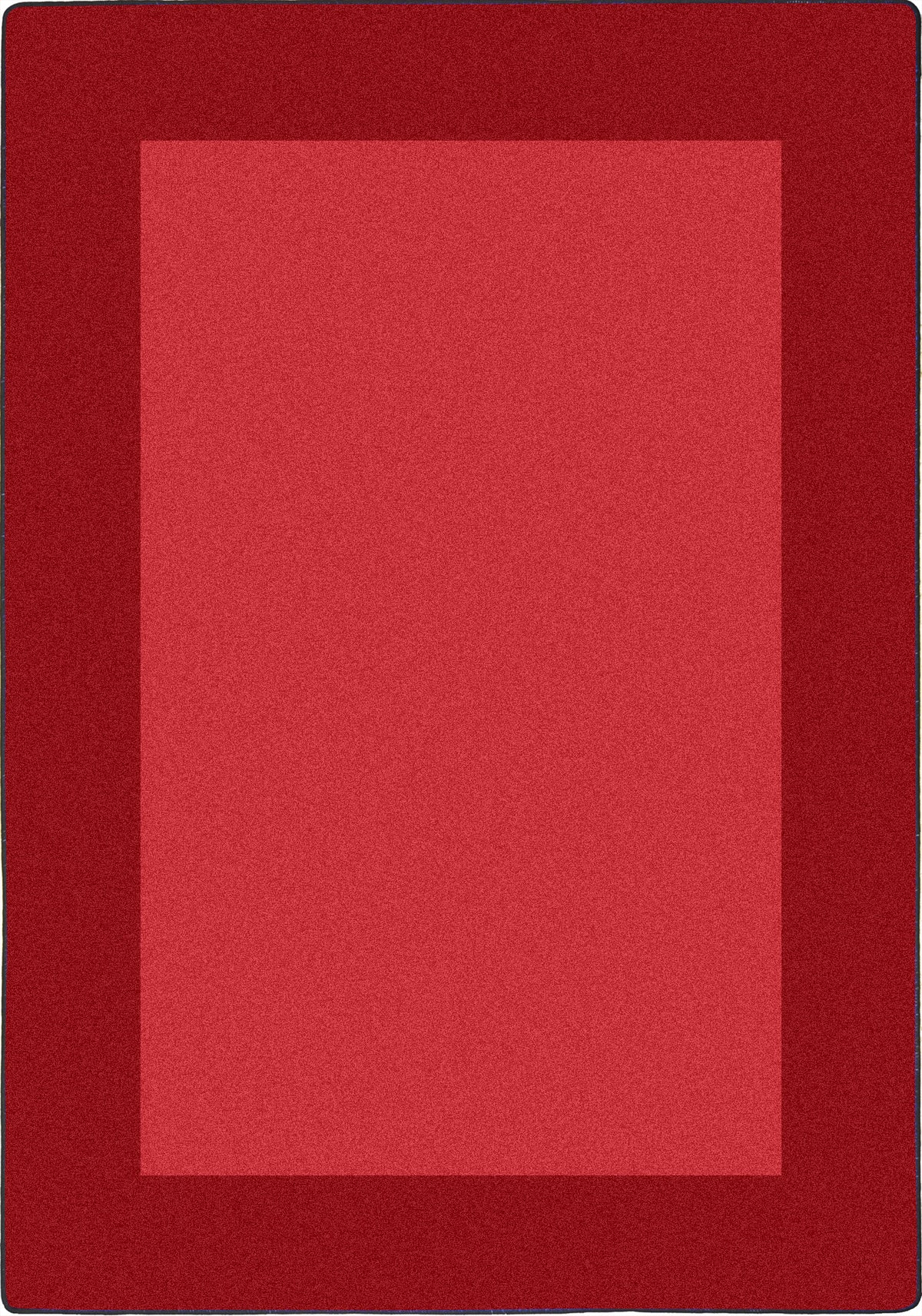 All Around™ Red Classroom Carpet, 7'8" x 10'9" Rectangle