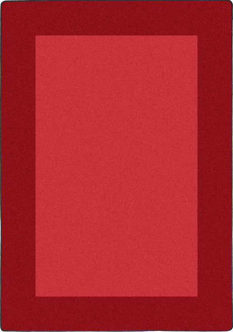 All Around™ Red Classroom Carpet, 7'8" x 10'9" Rectangle
