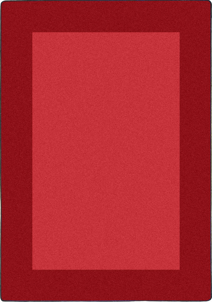 All Around™ Red Classroom Carpet, 5'4" x 7'8" Rectangle