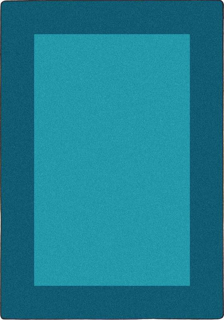 All Around™ Teal Classroom Carpet, 7'8" x 10'9" Rectangle
