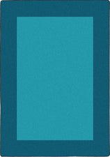 All Around™ Teal Classroom Carpet, 5'4" x 7'8" Rectangle