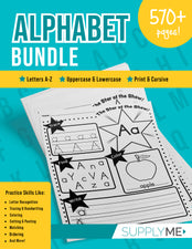 Alphabet Worksheets Bundle - 570+ Pages of Printable Alphabet Activities and Worksheets!