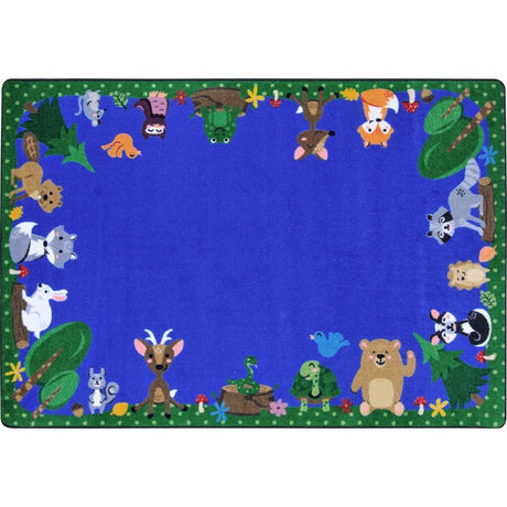 Animals Among Us™ Classroom Seating Rug, 5'4" x 7'8" Rectangle