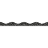 Big Magnetic Black Scribble Chalk Border
