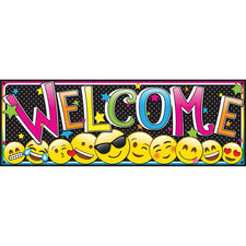 Magnetic Emoji Welcome Banner