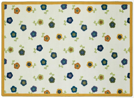 Awesome Blossom© Classroom Rug, 3'10" x 5'4" Rectangle Bold