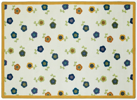 Awesome Blossom© Classroom Rug, 7'8" x 10'9"  Oval Bold