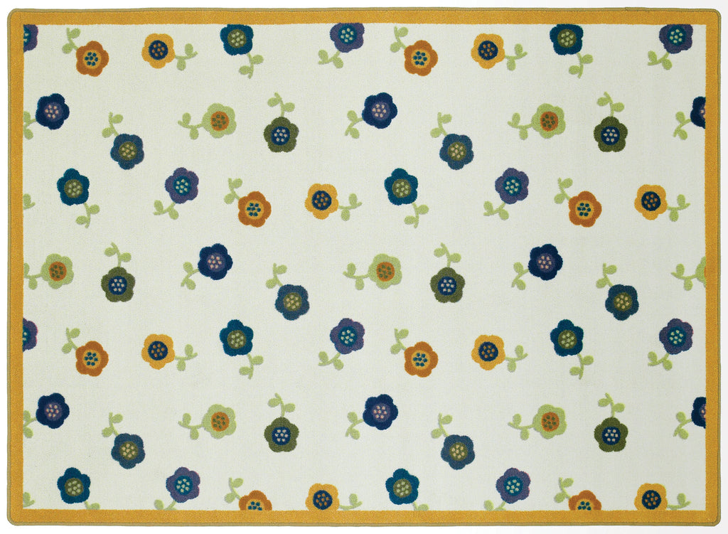 Awesome Blossom© Classroom Rug, 5'4" x 7'8" Rectangle Bold