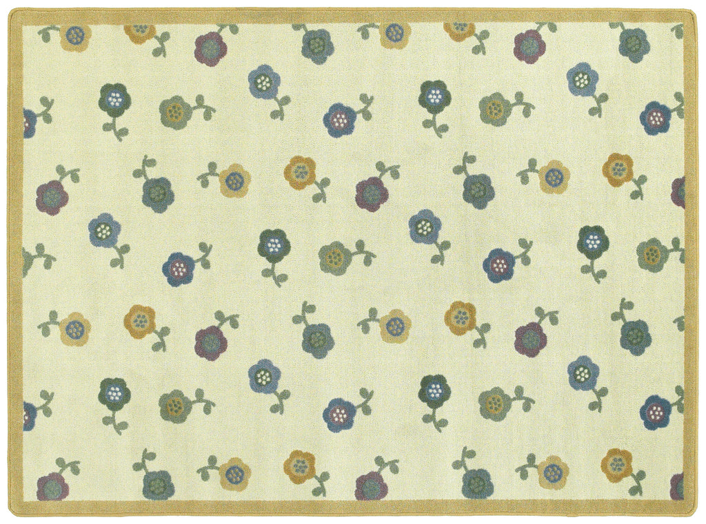 Awesome Blossom© Classroom Rug, 5'4" x 7'8"  Oval Soft