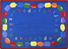 Baby Beads© Classroom Rug, 7'8" x 10'9" Rectangle
