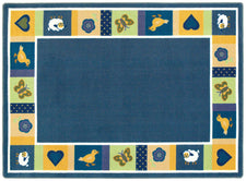 Baby Blues© Classroom Rug, 3'10" x 5'4" Rectangle Bold