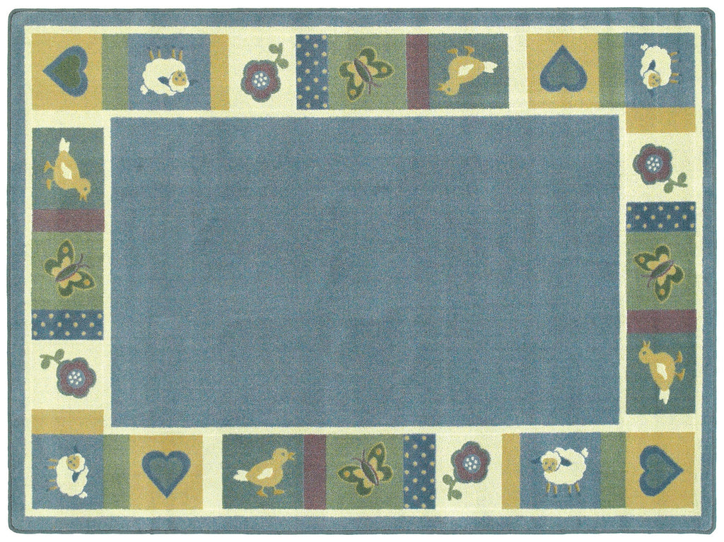Baby Blues© Classroom Rug, 5'4"  Round Soft