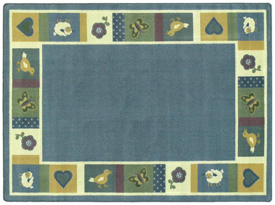 Baby Blues© Classroom Rug, 5'4" x 7'8" Rectangle Soft