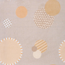 Baby Dots© Classroom Rug, 5'4" x 7'8" Rectangle Beige