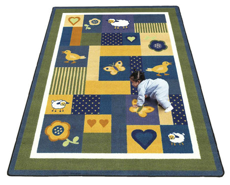 Baby Love© Classroom Rug, 5'4" x 7'8" Rectangle Bold