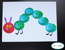Balloon Printing & The Very Hungry Caterpillar