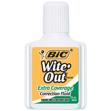 BIC Wite Out Extra Coverage Correction Fluid