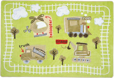 Big Machines© Classroom Rug, 5'4" x 7'8" Rectangle