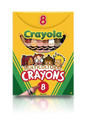 Multicultural Crayons Reg 8Pk