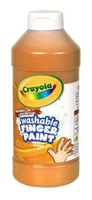 Washable Fingerpaint 16 Oz Orange