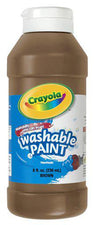 Crayola Washable Paint 16 Oz Brown