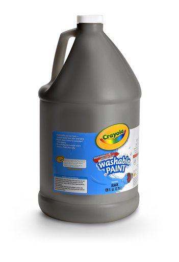 Washable Paint Gallon Black